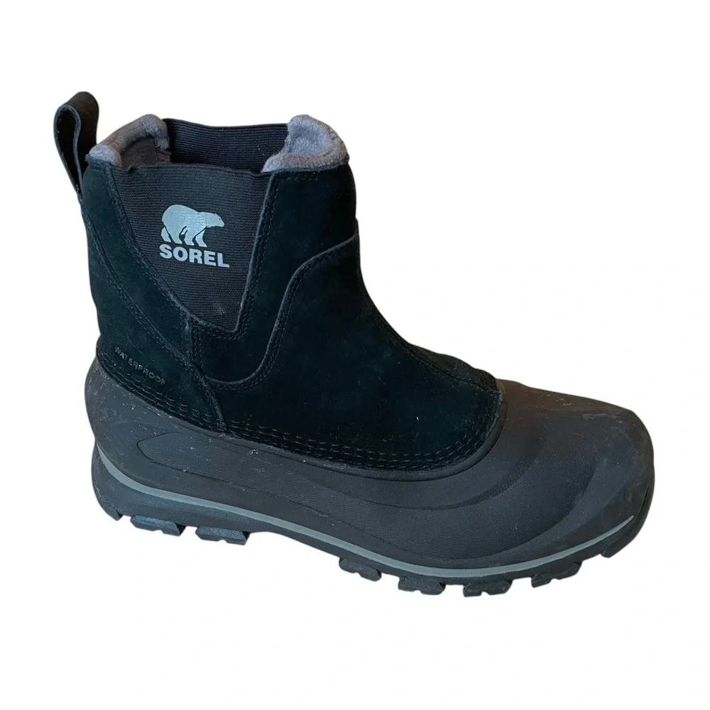 Sorel Black Winter Boots for Men 9